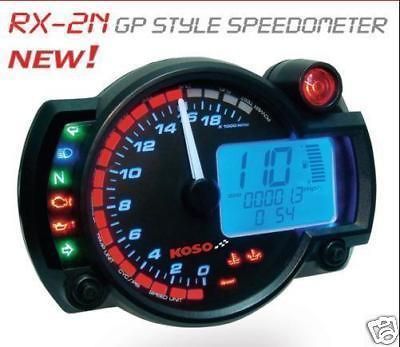 KOSO BA015B20 RX 2N GP STYLE SPEEDOMETER GAUGE RX2N TACHOMETER TACH 