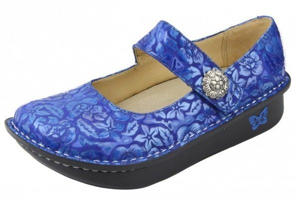 Alegria Womens Paloma Blue Patent Leather Mary Jane PAL 134