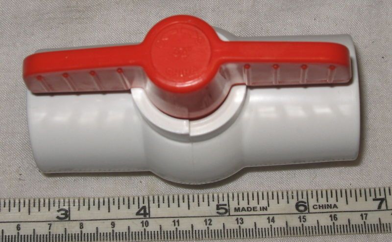 socket weld low pressure pvc ball valve new