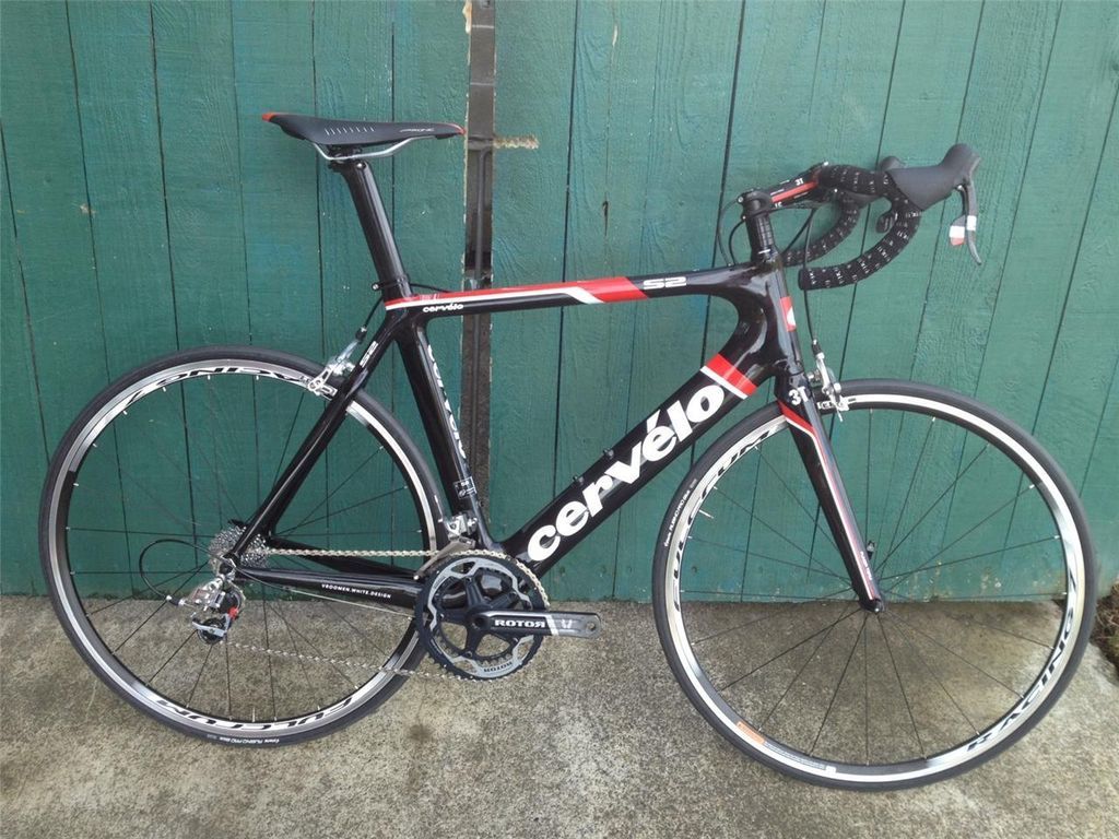 2011 12 cervelo s2 carbon 53 39 58cm sram red