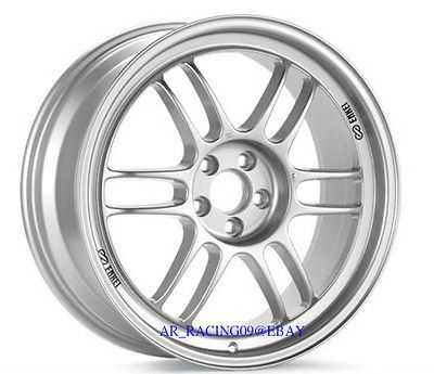 enkei rpf1 16x7 4x100 silver del sol sentra civic eg