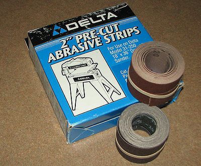 Rolls 1 each grit 100 & 180 2 for Delta Drum Sander X weight Cloth 