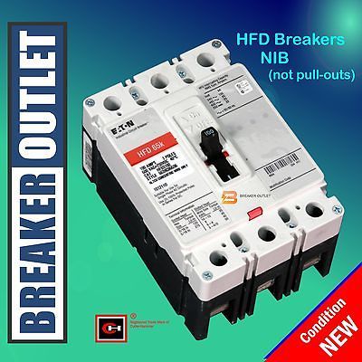 HFD3125 EATON CUTLER HAMMER 125A 600V 65k RATED CIRCUIT BREAKER  BRAND 