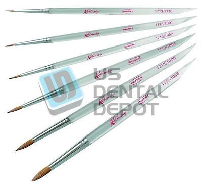 RENFERT KOLINSKY BRUSHES SET OF 6   US DENTAL DEPOT #023 1713 1000