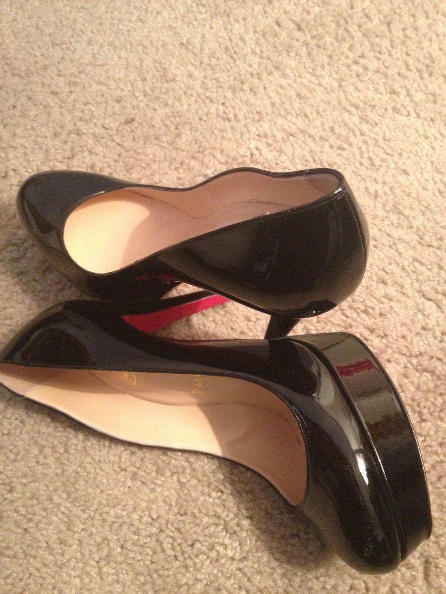 Christian louboutin bianca 140mm Black 38 5