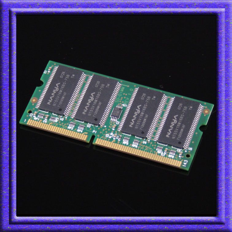 256mb pc133 sodimm sdram 144pin memory so dimm 144 pin Laptop Notebook 