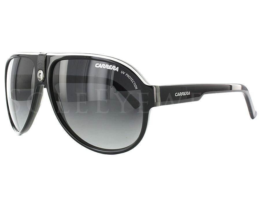 Carrera 32 8V69O 8V6 9O Black White Grey 60mm Sunglasses