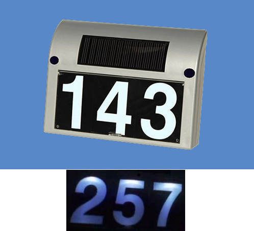 New Solar House Number Address Kit