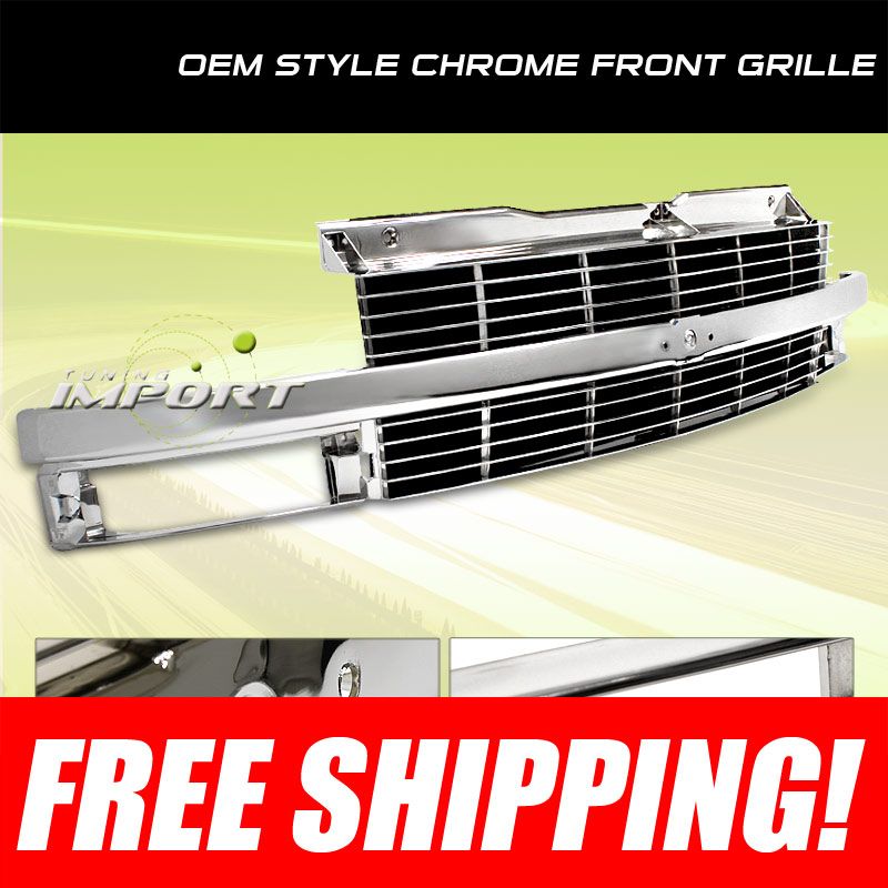1999 2005 Chevy Astro Van Sport Style All Chrome Front Grille Grill 