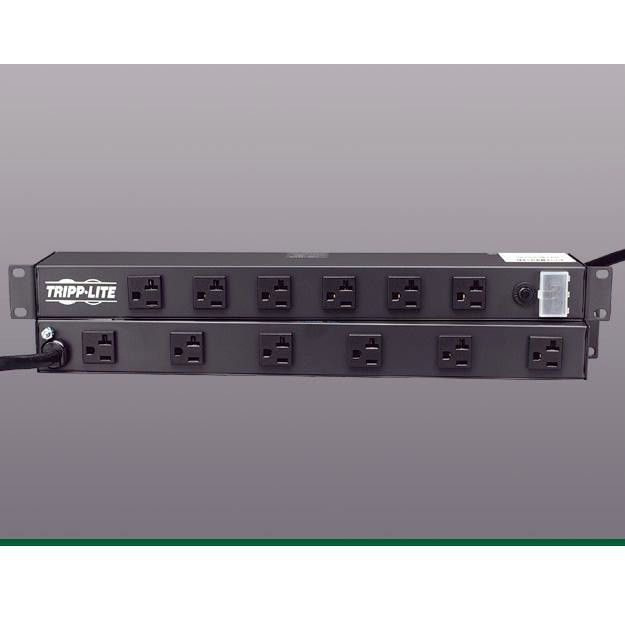 Tripp Lite RS 1215 RA 120V 12 Outlets 15Amp 19 Rackmount 15ft Cord 