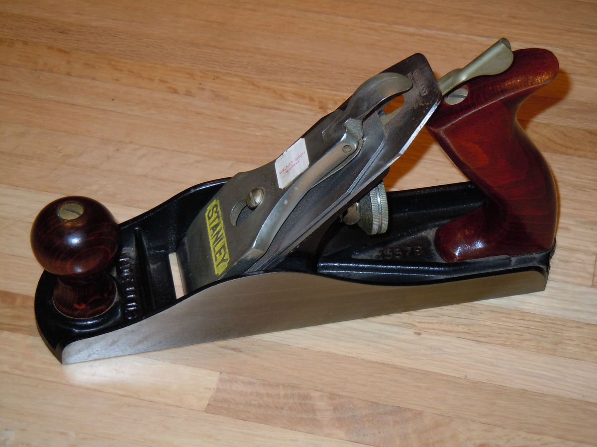 VINTAGE STANLEY BAILEY JACK PLANE No 4 ROSEWOOD HANDLES MINT USA