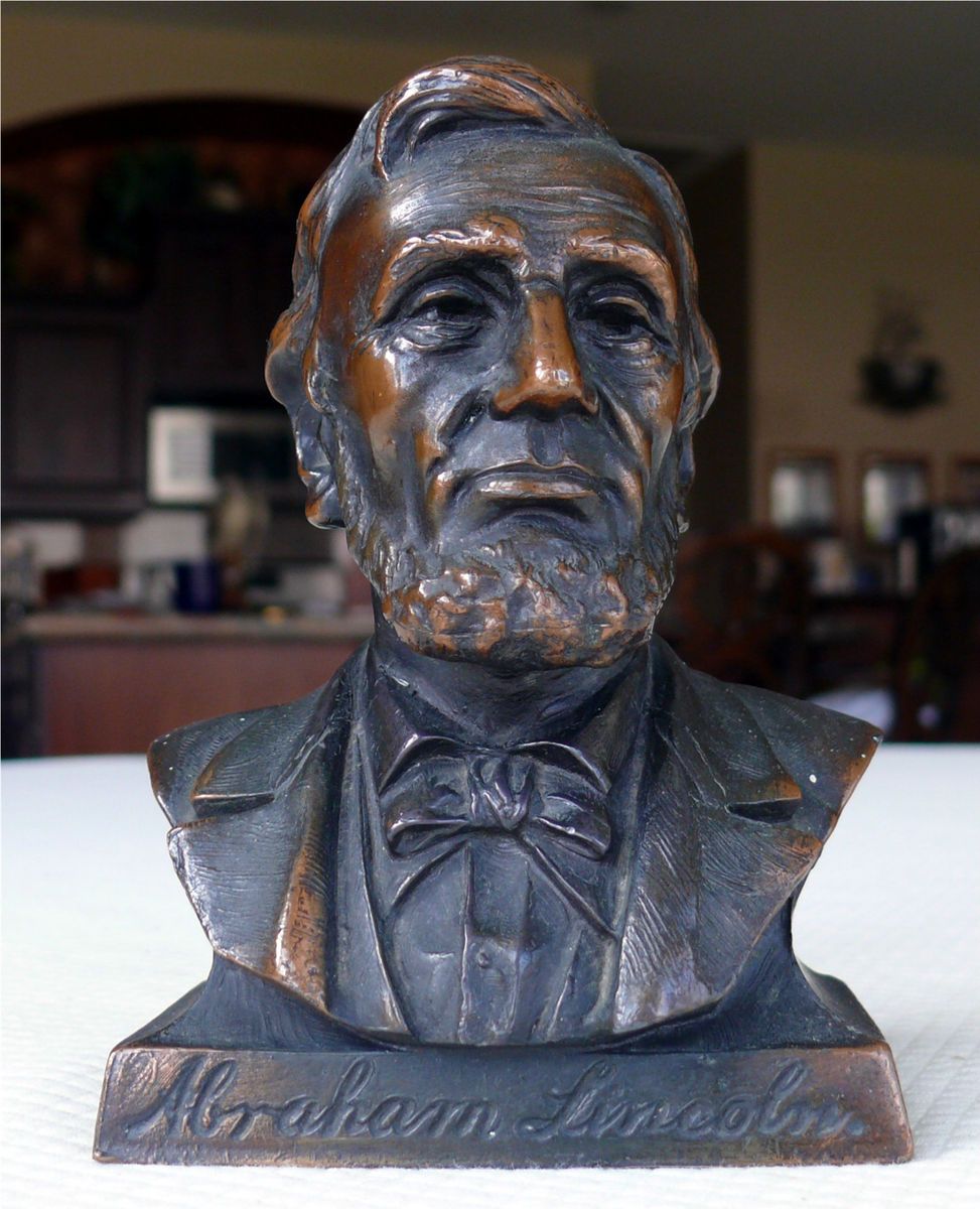 Promo Abraham Lincoln Bust Bank Union Savings Loan Lima Ohio