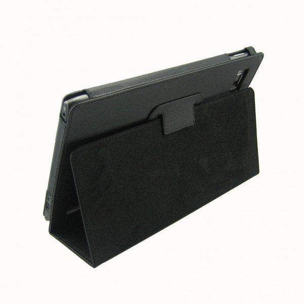 Black Leather Case Cover Stand for Acer Iconia Tab A500