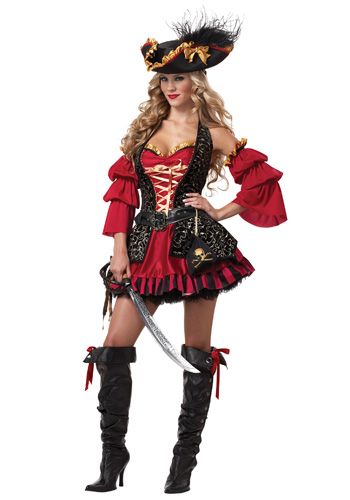 New Ladies Women Adult Hot Sexy Spanish Pirate Unique Deluxe Halloween 