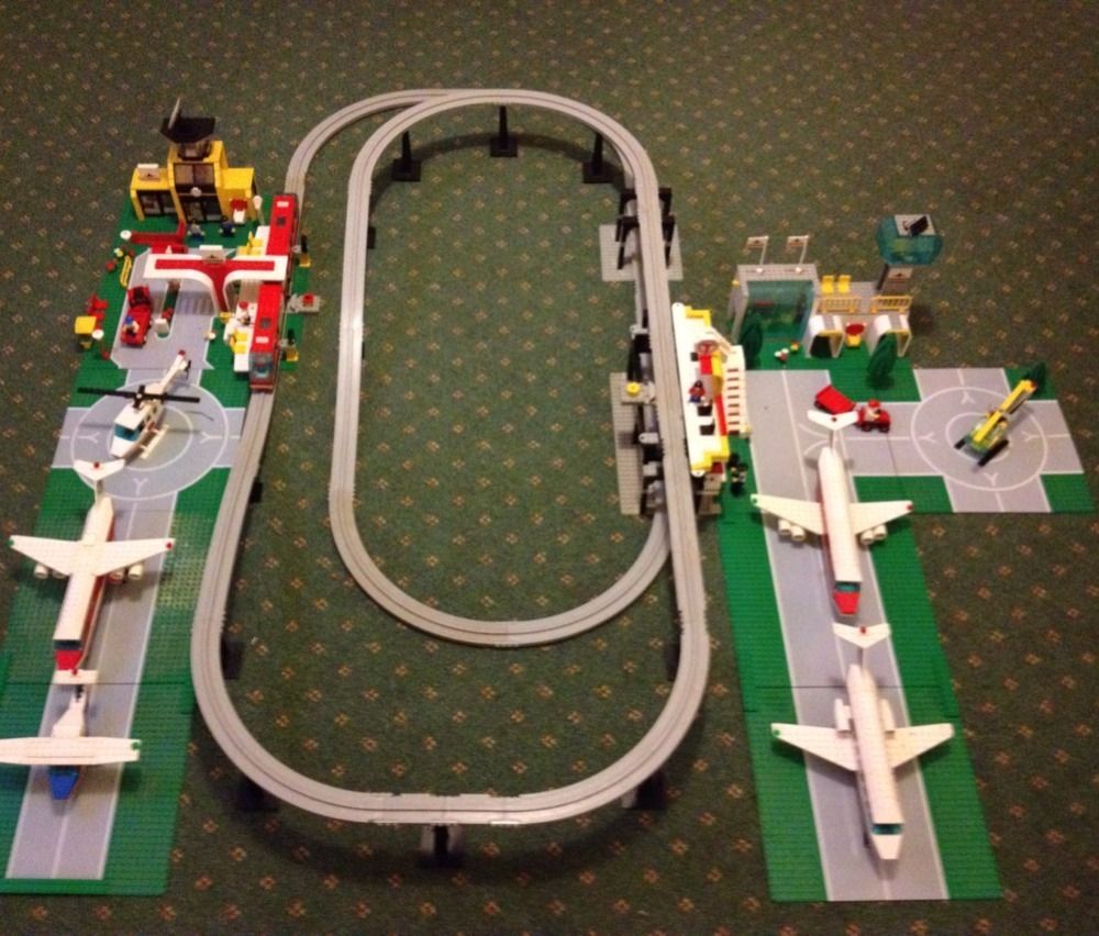 Vintage Lego Monorail 6399 Airports 6392 6396 Plus EXTRAS