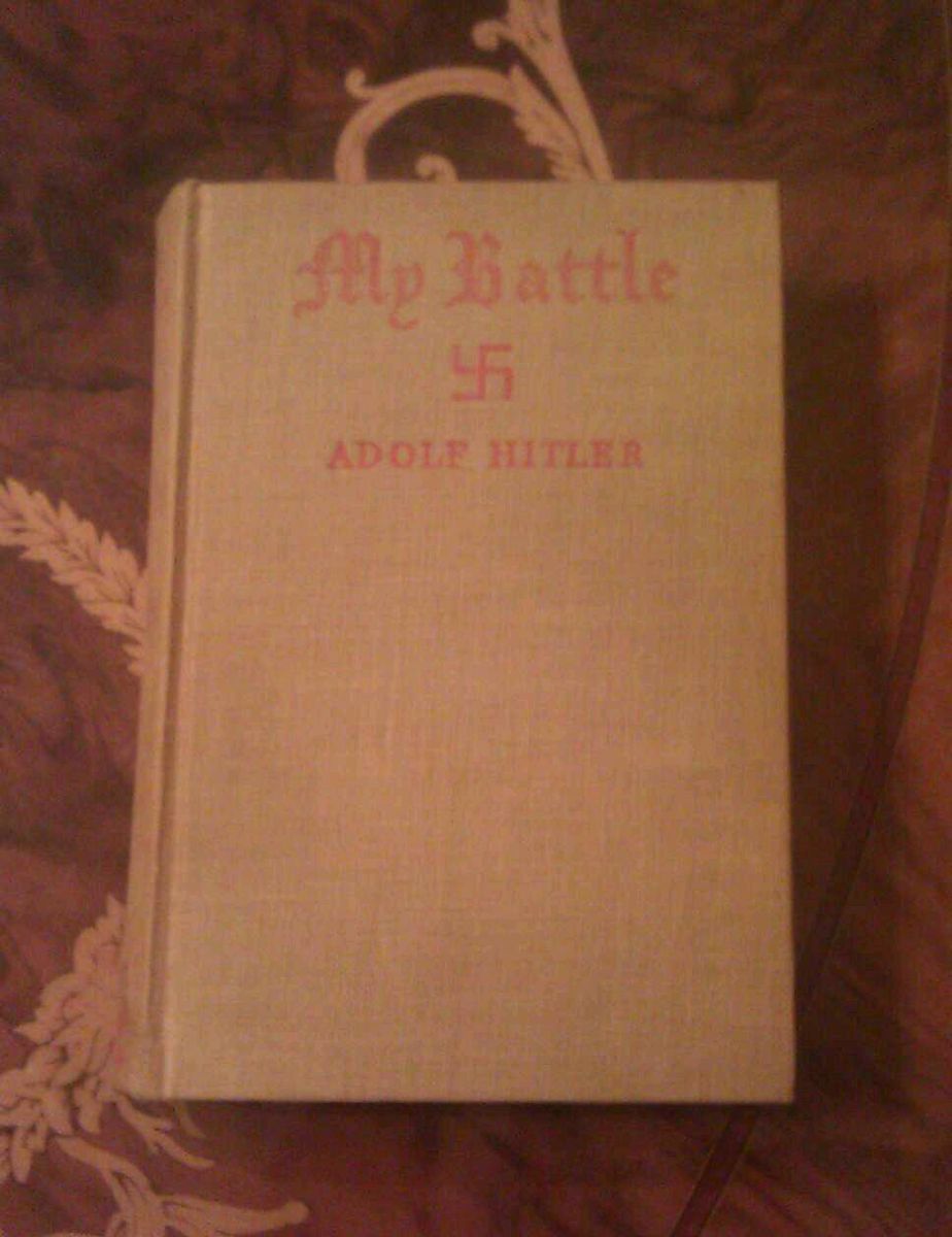   1933 First American Edition Mein Kampf Adolf Hitler My Battle
