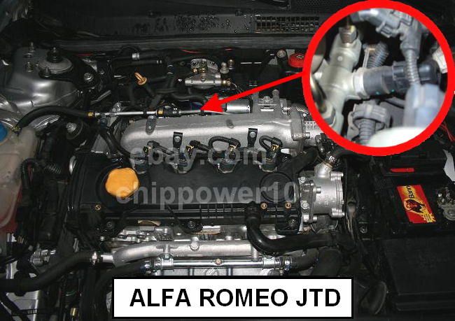 Chip Tuning Box Alfa Romeo 156 159 166 Diesel Performance JTD JTDM 145 