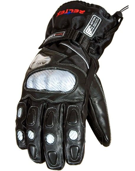   Water & Wind Resistant Leather Motorcycle Motorbike Gloves ALL SIZES