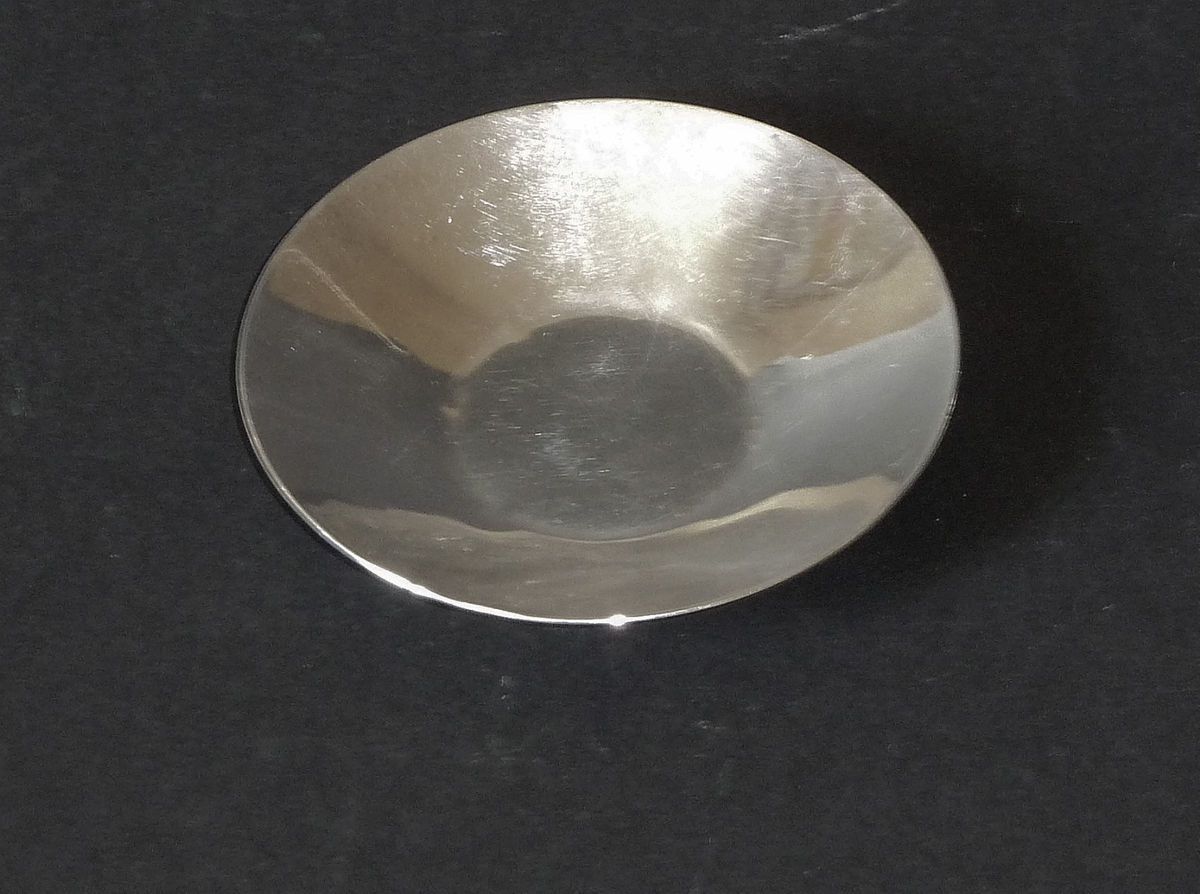 Allan Adler Handmade Sterling Silver Dish Famous Silversmith to the 