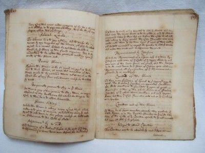1675 1725 English Manuscript William Cowper Clerk Parliaments 2 