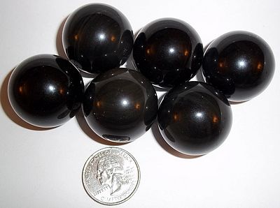 rainbow obsidian ball measures approx 1 25 diameter weighs approx 1 2 