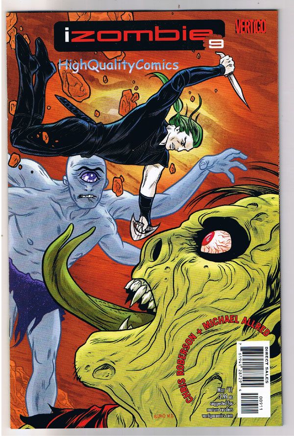 ZOMBIE #9, NM, Mike Allred, Horror, Ghost, Vertigo, 2009, more in 