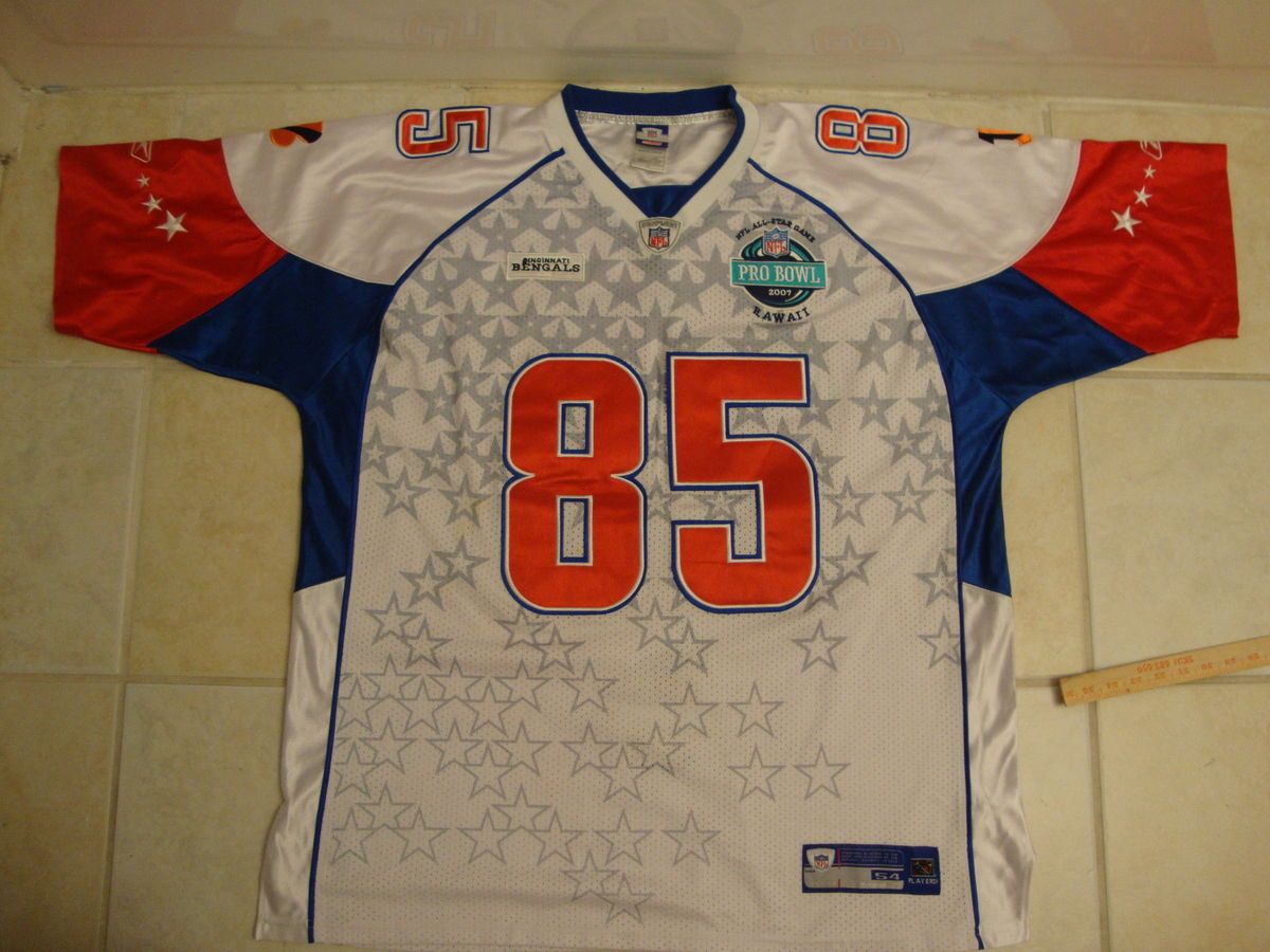   Bengals Chad Ochocinco Johnson Pro Bowl Sewn Jersey 54 2XL