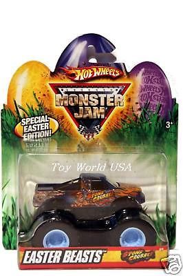 hot wheels monster jam easter beasts stone crusher 6 8