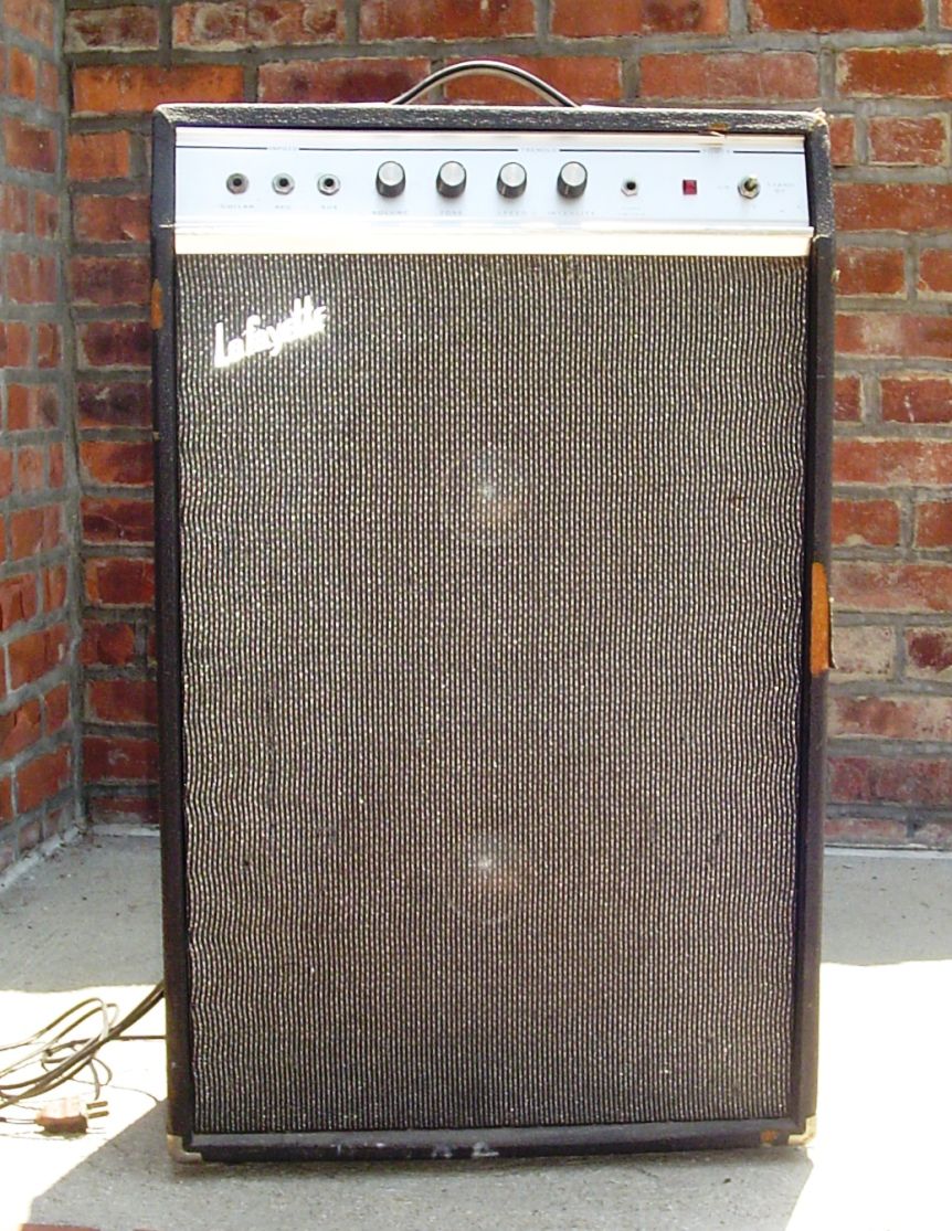 Vintage Lafayette Guitar Amp w Tremolo 6AQ5 12AX7 Tubes Twin Jensen 