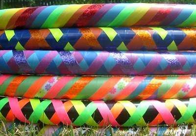 SUPER SALE CUSTOM GLITTER/VINYL/GRIP HULA HOOP Weighted 160 PSI *OR 