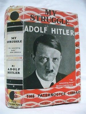 1938 mein kampf adolf hitler germany has dust jacket time