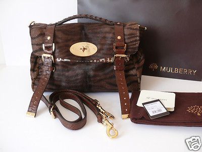 NEW MULBERRY BENGAL TIGER OAK ALEXA HAIRCALF BNWT RRP £2043