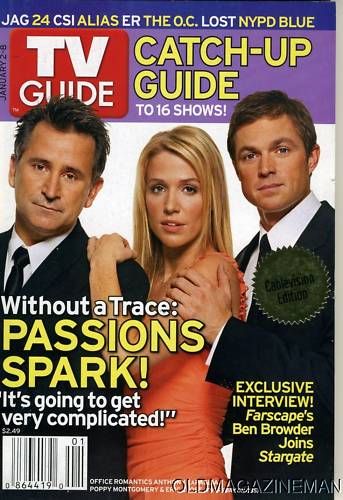 TV Guide Anthony LaPaglia Poppy Montgomery Eric Close Ben Browder 