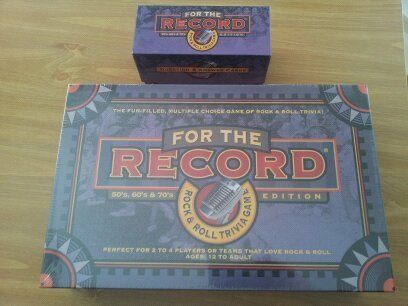 For The Record Music Trivia Game New SEALED 50s 60s 70S