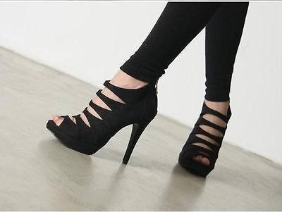 New Open Toe sandal Platform High Heels Boots ankle boot Pumps Shoes