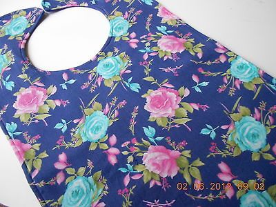 long x large new handmade adult bib roses time