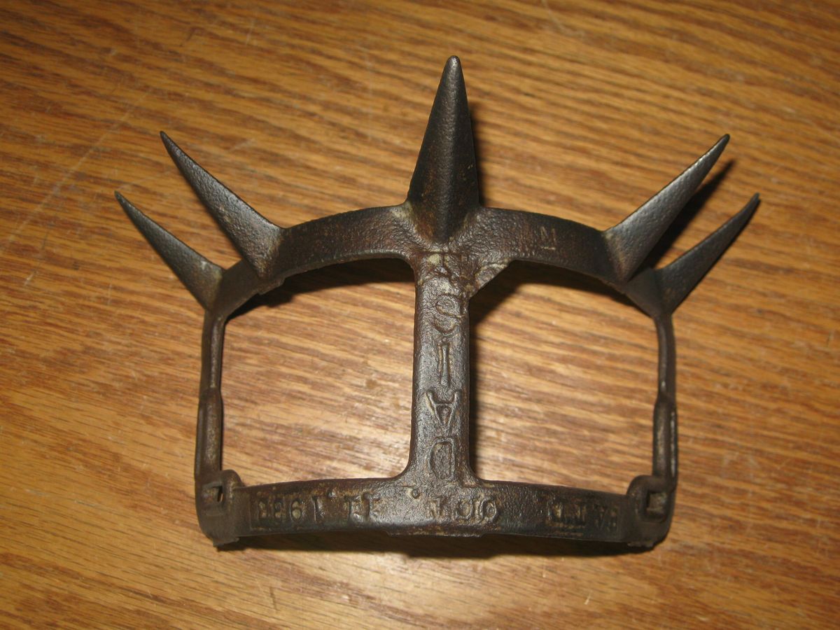 Neat Antique Daisy Cattle Weaning Mask Nice Vintage Farm Tool