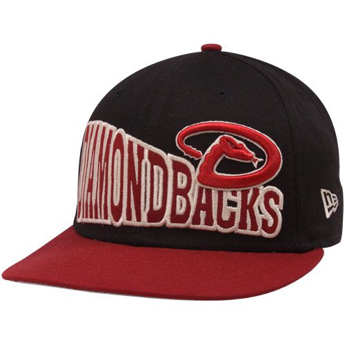 New Era Arizona Diamondbacks Black Sedona Red Stoked Snapback Hat