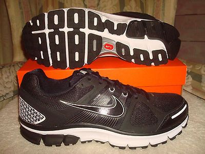 Nike Air Pegasus + 28 Team iPod Black Running Sneakers 7 4E Wide (New)