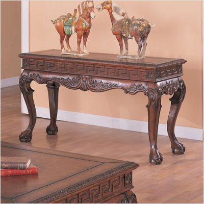 Wildon Home Arcata Sofa Table in Dark Brown 5100