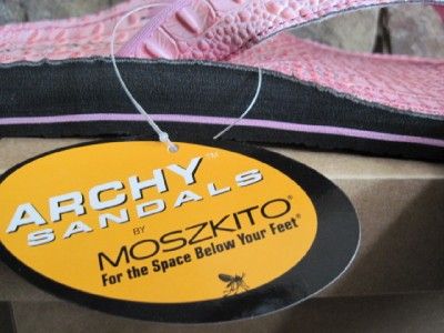 Womens Moszkito Archy Flip Flops Thongs Sandals 8 New