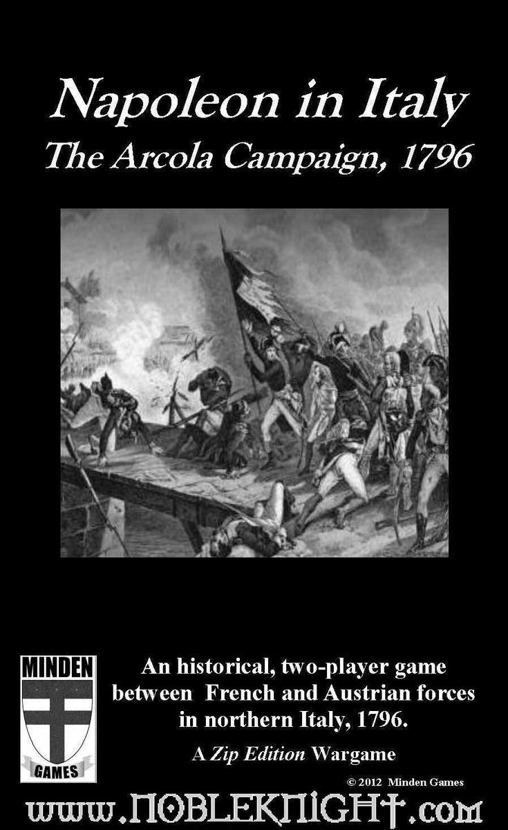 Minden Wargame Napoleon in Italy The Arcola Campaign 1796 MINT