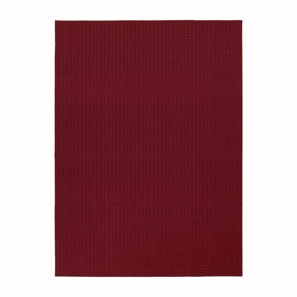 Modern Contemporary Area Rug New Carpet Chili Red 7x9 8x10 Berber Dots 