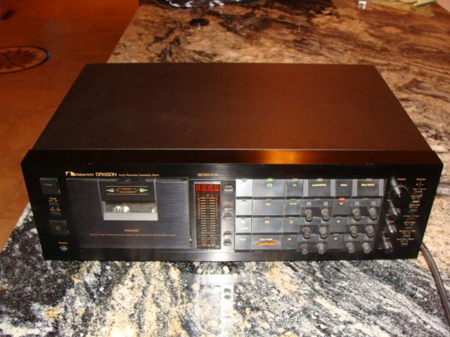 Nakamichi Dragon Auto Reverse Cassette Deck Vintage Tape Recorder Free 