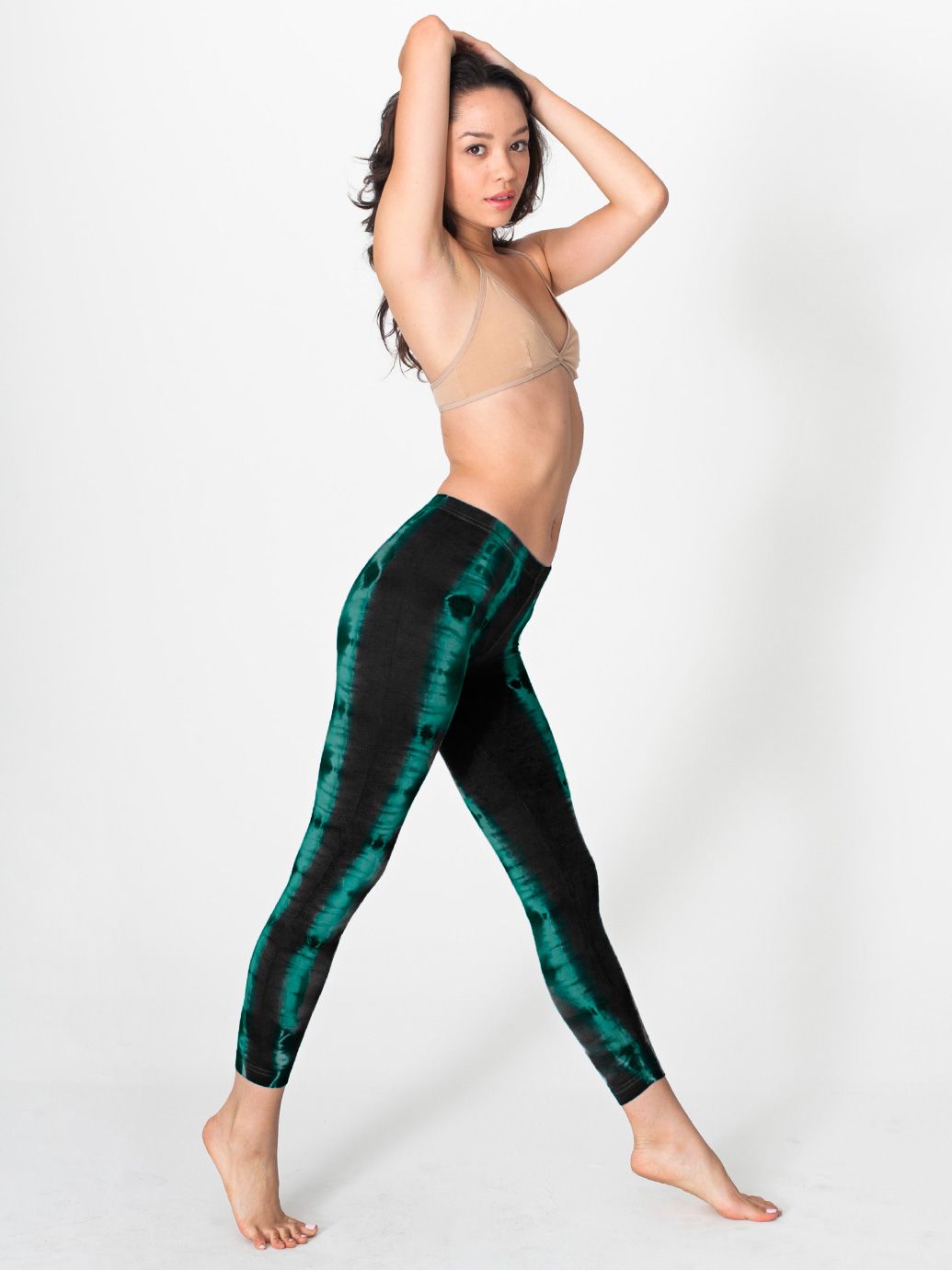 American Apparel Tie Dye Cotton Spandex Jersey Legging 8328TD