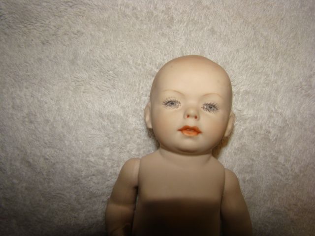 Vintage Bisque Baby Boy Doll Kestner Robie Signed Marked