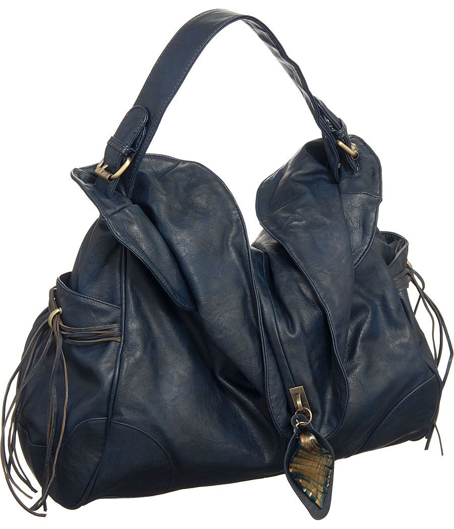 Navy Limited Edition Glass Charm Ashlee Tote Designer Vitalio Vera 