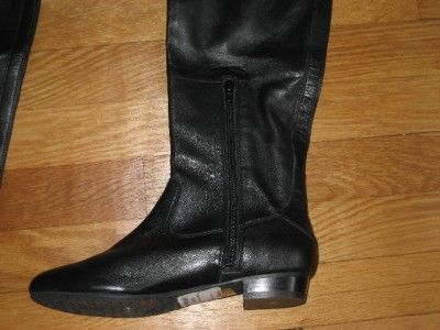 New Arturo Chiang Tall Flat Pirate Cuff Boots Sz 6 5M