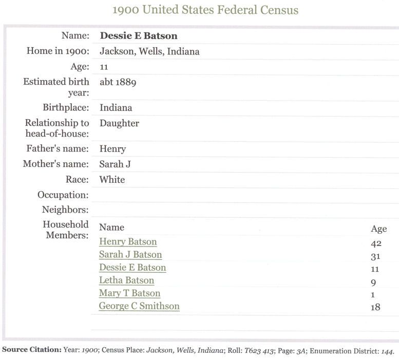 G03 304 Leatha Batson, Dessie Beasley, Dessie Batson  Jackson, IN