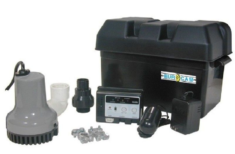 BURCAM Pumps Battery Backup Sump Pump System